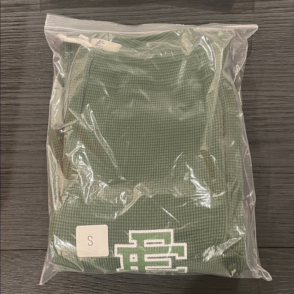 Eric Emanuel Green Sweatpants Joggers with White Logo